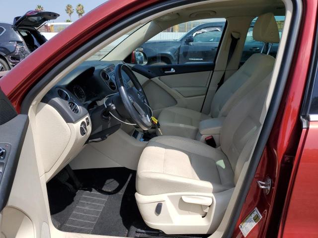 WVGAV7AX9BW000472 - 2011 VOLKSWAGEN TIGUAN S ბურგუნდია ფოტო 7