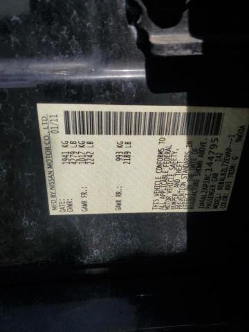 1N4AL2AP1BC144795 - 2011 NISSAN ALTIMA BASE 黑色 照片 12