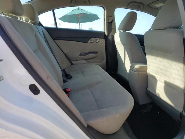 2HGFB2F6XDH533293 - 2013 HONDA CIVIC HF WHITE photo 10