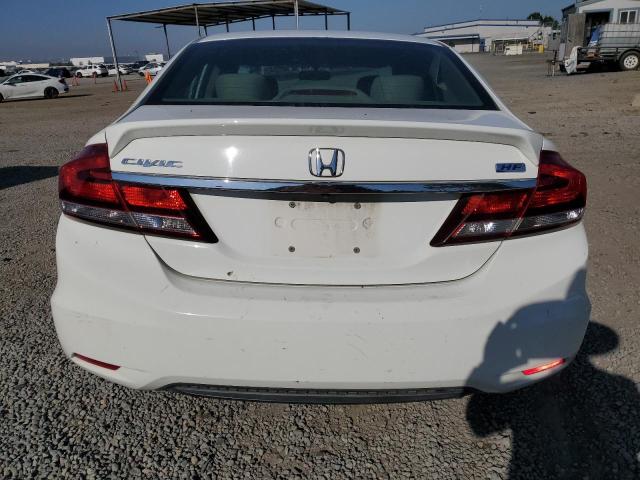 2HGFB2F6XDH533293 - 2013 HONDA CIVIC HF WHITE photo 6