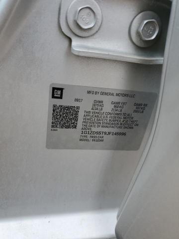 1G1ZD5ST9JF145996 - 2018 CHEVROLET MALIBU LT SILVER photo 12