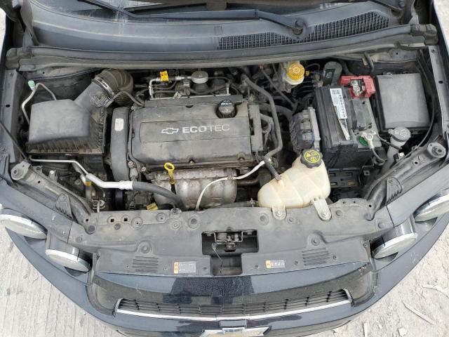 1G1JA6SH2G4132518 - 2016 CHEVROLET SONIC LS შავი ფოტო 12