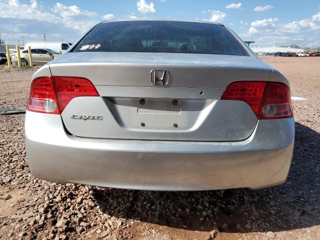 2HGFA16886H504053 - 2006 HONDA CIVIC EX SILVER photo 6