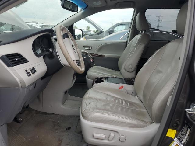 5TDDK3DC4DS054440 - 2013 TOYOTA SIENNA XLE GRAY photo 7