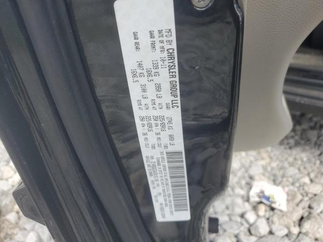 2C4RDGCG4CR191106 - 2012 DODGE GRAND CARAVAN SXT BLACK photo 13