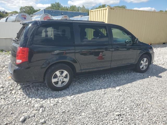2C4RDGCG4CR191106 - 2012 DODGE GRAND CARAVAN SXT BLACK photo 3