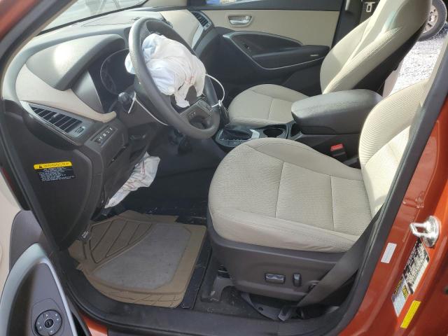 5XYZU3LB2JG522036 - 2018 HYUNDAI SANTA FE S ORANGE photo 7