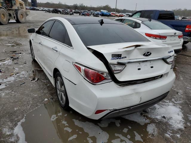 KMHEC4A44CA030442 - 2012 HYUNDAI SONATA HYBRID WHITE photo 2