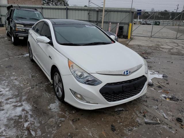 KMHEC4A44CA030442 - 2012 HYUNDAI SONATA HYBRID WHITE photo 4