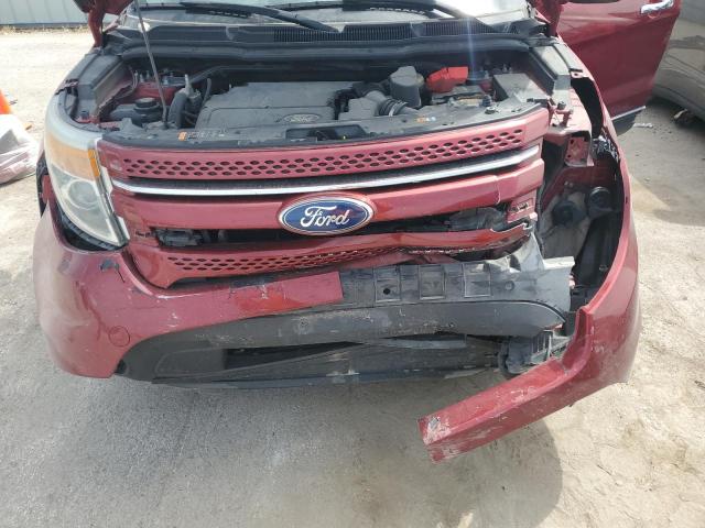 1FM5K8F80DGC02194 - 2013 FORD EXPLORER LIMITED Czerwony zdjęcie 12
