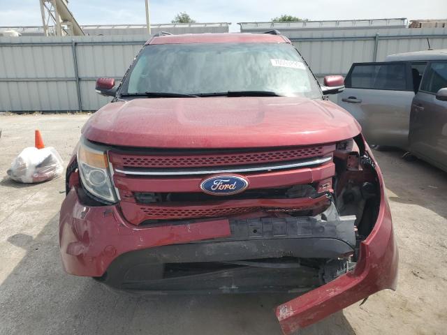 1FM5K8F80DGC02194 - 2013 FORD EXPLORER LIMITED Czerwony zdjęcie 5