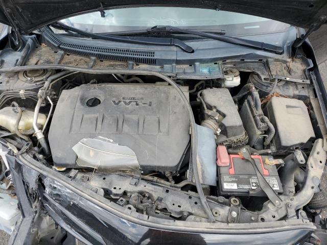 2T1BU4EE1CC797491 - 2012 TOYOTA COROLLA BASE შავი ფოტო 11