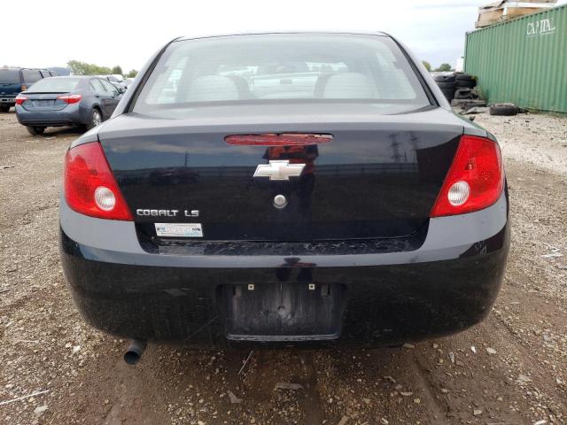 1G1AK55F577361145 - 2007 CHEVROLET COBALT LS BLACK photo 6