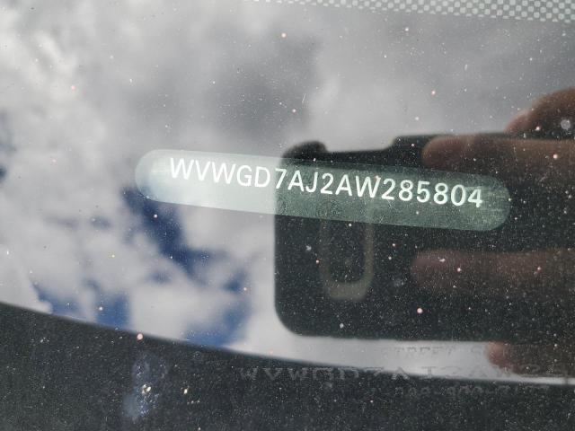 WVWGD7AJ2AW285804 - 2010 VOLKSWAGEN GTI 石墨色 照片 12