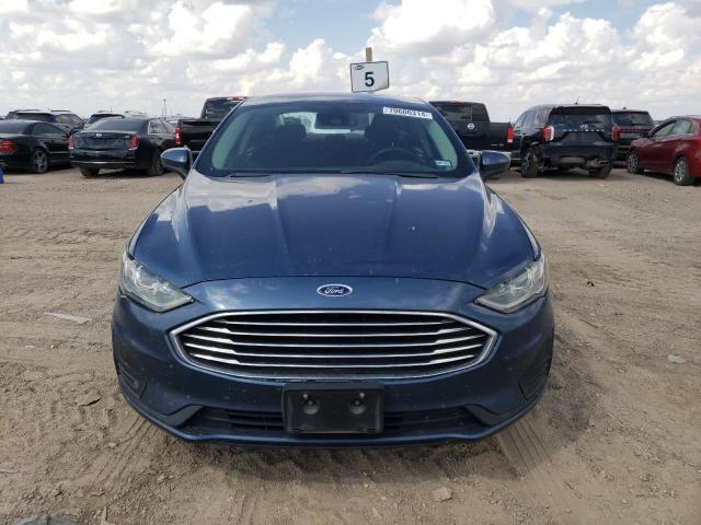 3FA6P0HD1KR198299 - 2019 FORD FUSION SE BLUE photo 5