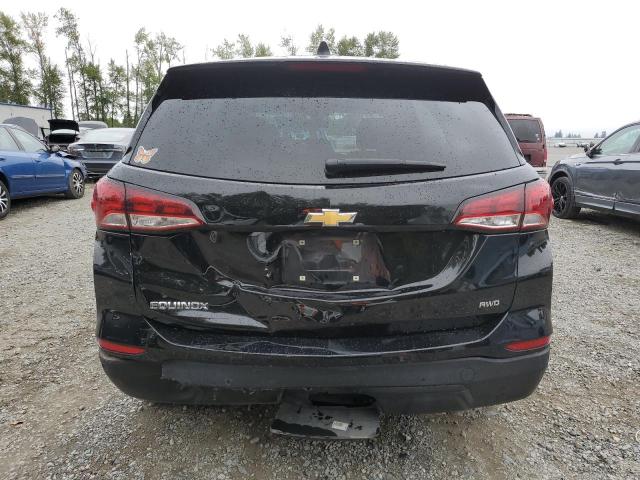 2GNAXSEV6N6147672 - 2022 CHEVROLET EQUINOX LS BLACK photo 6