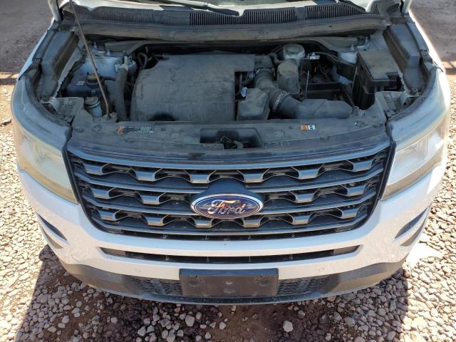 1FM5K8D86HGB15103 - 2017 FORD EXPLORER XLT WHITE photo 12