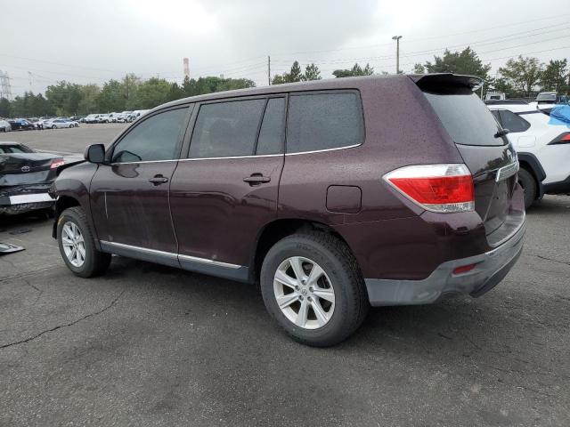 5TDZA3EH2CS028291 - 2012 TOYOTA HIGHLANDER BASE Mor fotoğraf 2