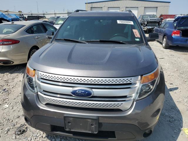 1FM5K8D82EGA37592 - 2014 FORD EXPLORER XLT GRAY photo 5