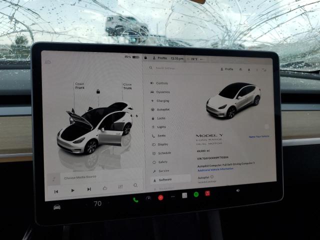 7SAYGDEE9PF710894 - 2023 TESLA MODEL Y თეთრი ფოტო 9