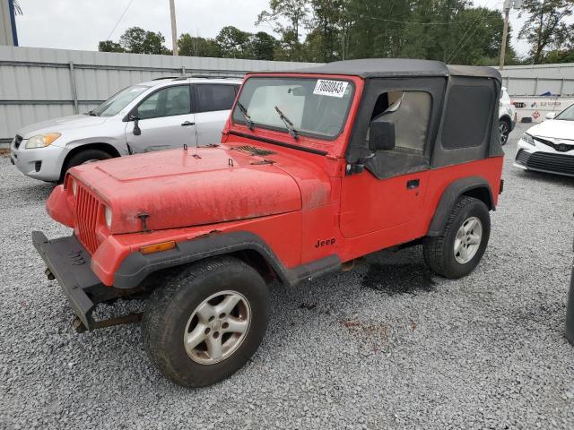 1J4FY19P2SP218860 - 1995 JEEP WRANGLER / S RED photo 1