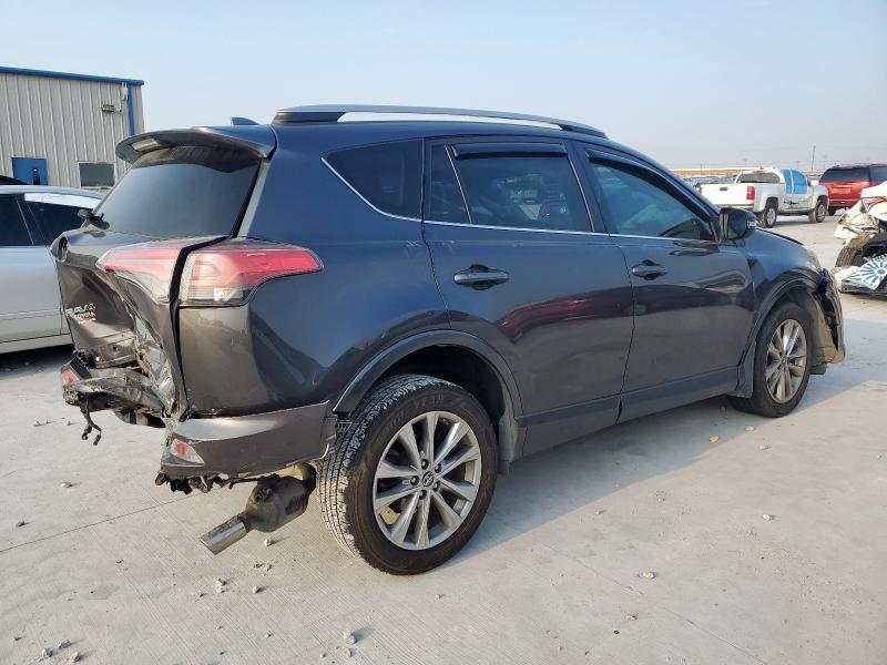 2T3YFREV7JW444192 - 2018 TOYOTA RAV4 LIMITED 灰色 照片 3