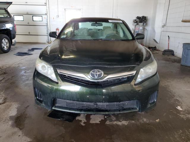 4T1BB3EK3AU118306 - 2010 TOYOTA CAMRY HYBRID GREEN photo 5