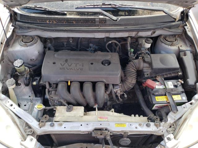 2T1KR32E95C341550 - 2005 TOYOTA COROLLA MA XR SILVER photo 11