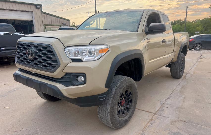 5TFSZ5AN2KX210292 - 2019 TOYT TACOMA ACCESS CAB თაფლისფერი ფოტო 2