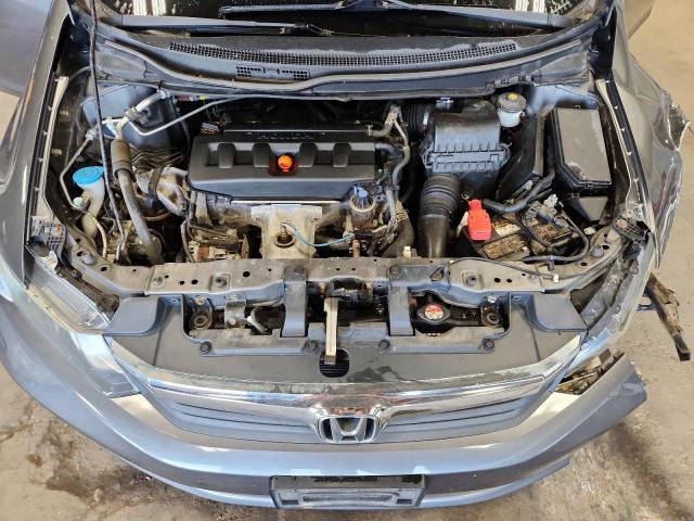 19XFB2F52CE084238 - 2012 HONDA CIVIC LX GRAY photo 11
