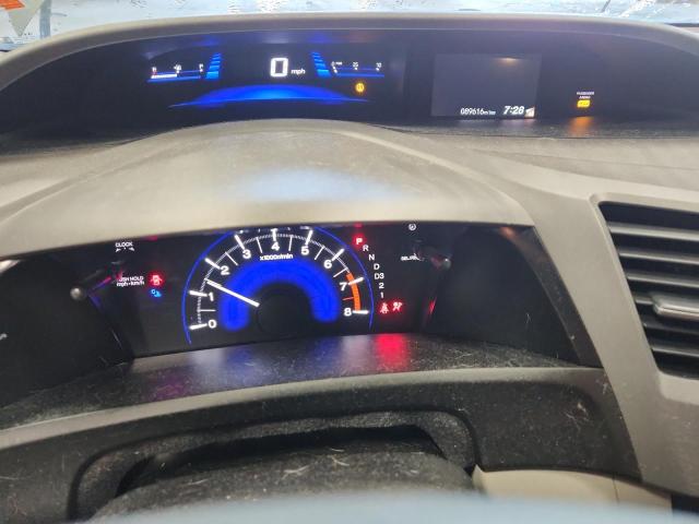 19XFB2F52CE084238 - 2012 HONDA CIVIC LX GRAY photo 9