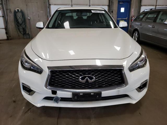 JN1EV7AR1JM431358 - 2018 INFINITI Q50 LUXE WHITE photo 5