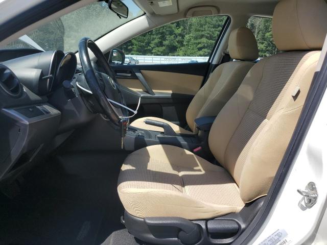 JM1BL1V89C1646883 - 2012 MAZDA 3 I WHITE photo 7
