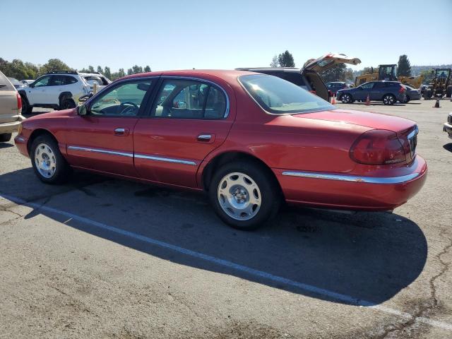 1LNFM97V0WY605789 - 1998 LINCOLN CONTINENTA RED photo 2