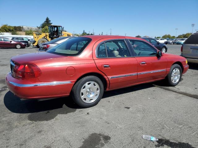 1LNFM97V0WY605789 - 1998 LINCOLN CONTINENTA RED photo 3