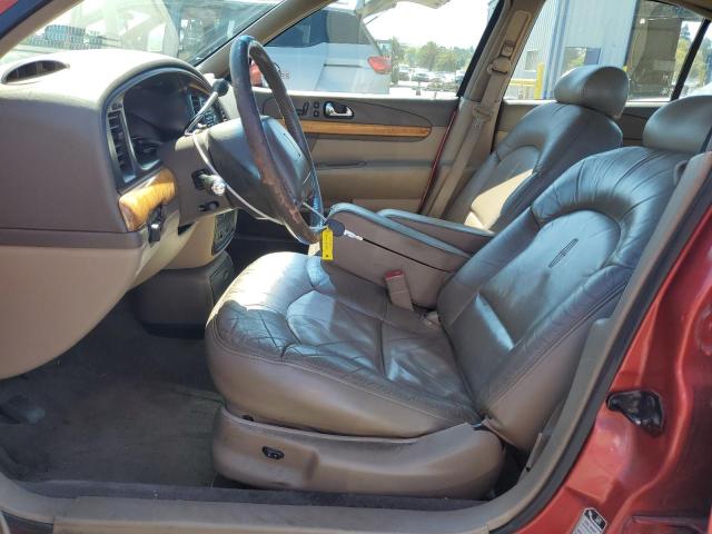 1LNFM97V0WY605789 - 1998 LINCOLN CONTINENTA RED photo 7