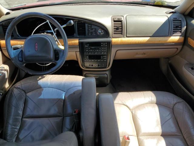 1LNFM97V0WY605789 - 1998 LINCOLN CONTINENTA RED photo 8