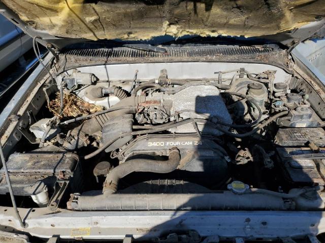 4TAWN72N6YZ653500 - 2000 TOYOTA TACOMA XTRACAB SILVER photo 11