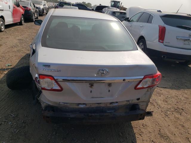 5YFBU4EE5DP207424 - 2013 TOYOTA COROLLA BASE SILVER photo 6