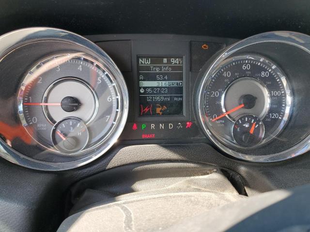 2C4RC1BG8CR252488 - 2012 CHRYSLER TOWN & COU TOURING SILVER photo 9