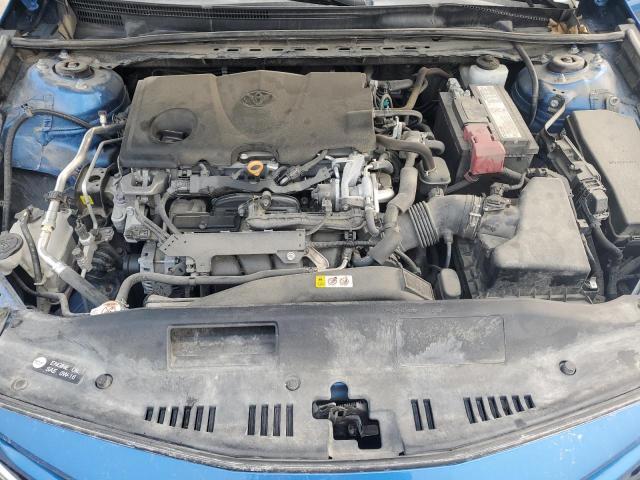 4T1B11HK8KU226618 - 2019 TOYOTA CAMRY L BLUE photo 11