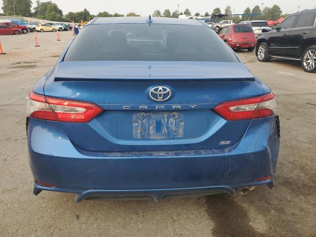 4T1B11HK8KU226618 - 2019 TOYOTA CAMRY L BLUE photo 6