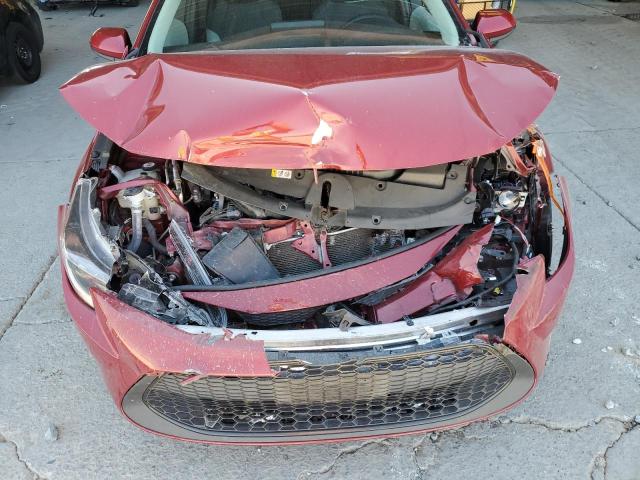 JTDEPMAE9NJ214747 - 2022 TOYOTA COROLLA LE 红色 照片 11