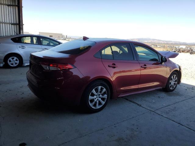 JTDEPMAE9NJ214747 - 2022 TOYOTA COROLLA LE 红色 照片 3