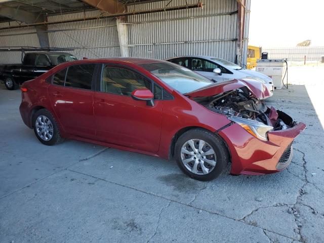 JTDEPMAE9NJ214747 - 2022 TOYOTA COROLLA LE 红色 照片 4