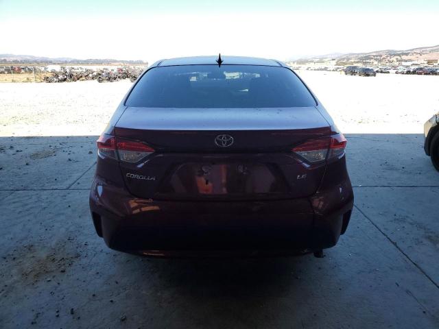 JTDEPMAE9NJ214747 - 2022 TOYOTA COROLLA LE 红色 照片 6