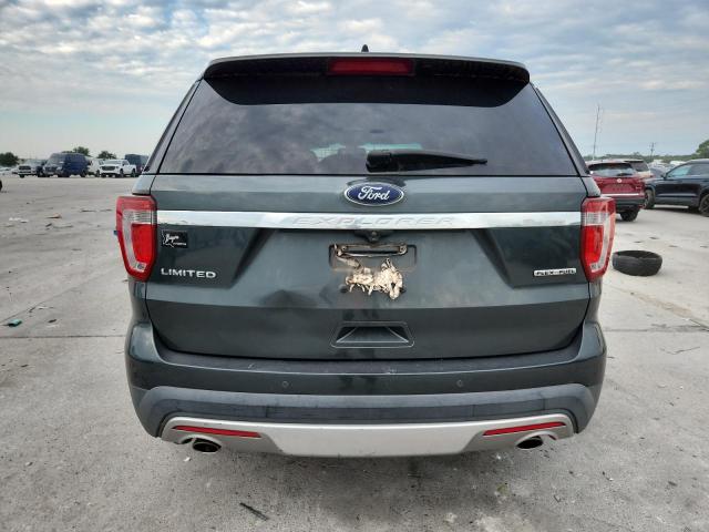 1FM5K7F88GGD21822 - 2016 FORD EXPLORER LIMITED GREEN photo 6