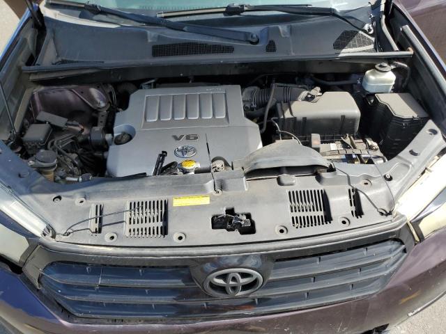 5TDZK3EH3DS090328 - 2013 TOYOTA HIGHLANDER BASE Бордовый фото 12