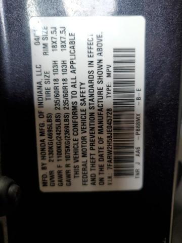 7FARW2H58JE045728 - 2018 HONDA CR-V EX GRAY photo 13