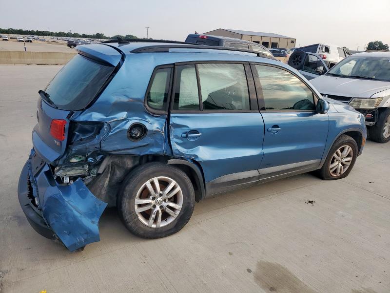 WVGAV7AXXHK022870 - 2017 VOLKSWAGEN TIGUAN S BLUE photo 3